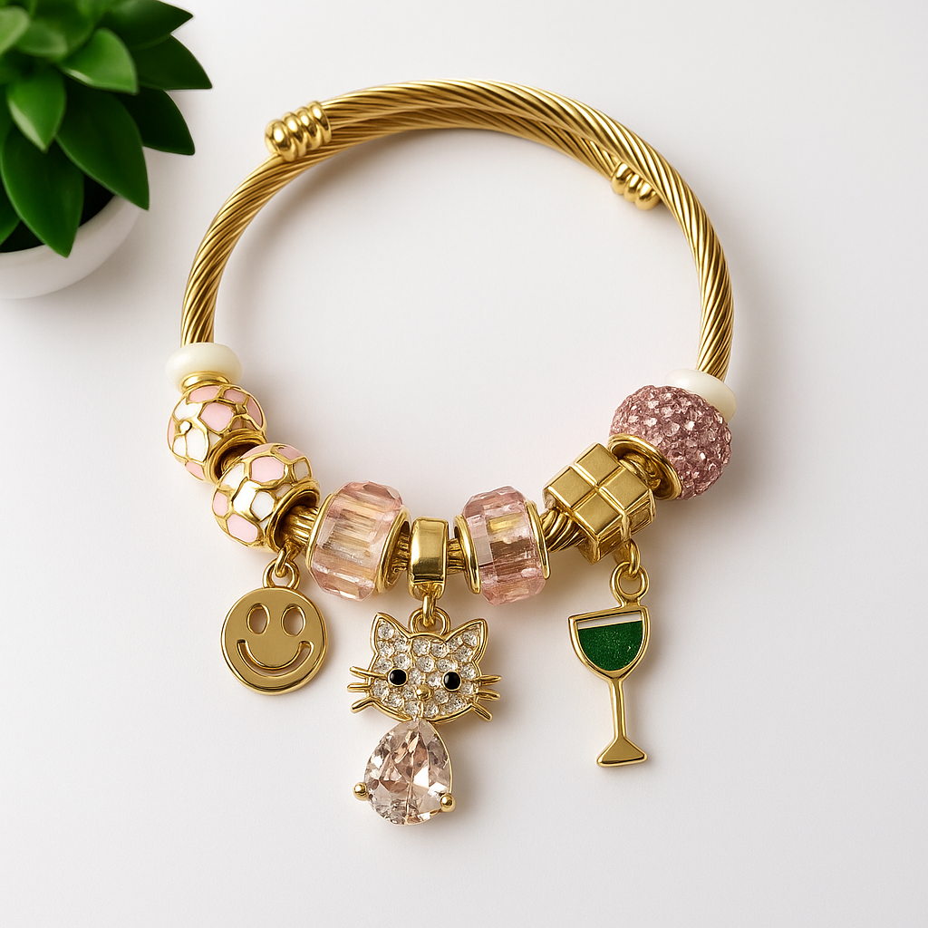 Kitty Charm Armband