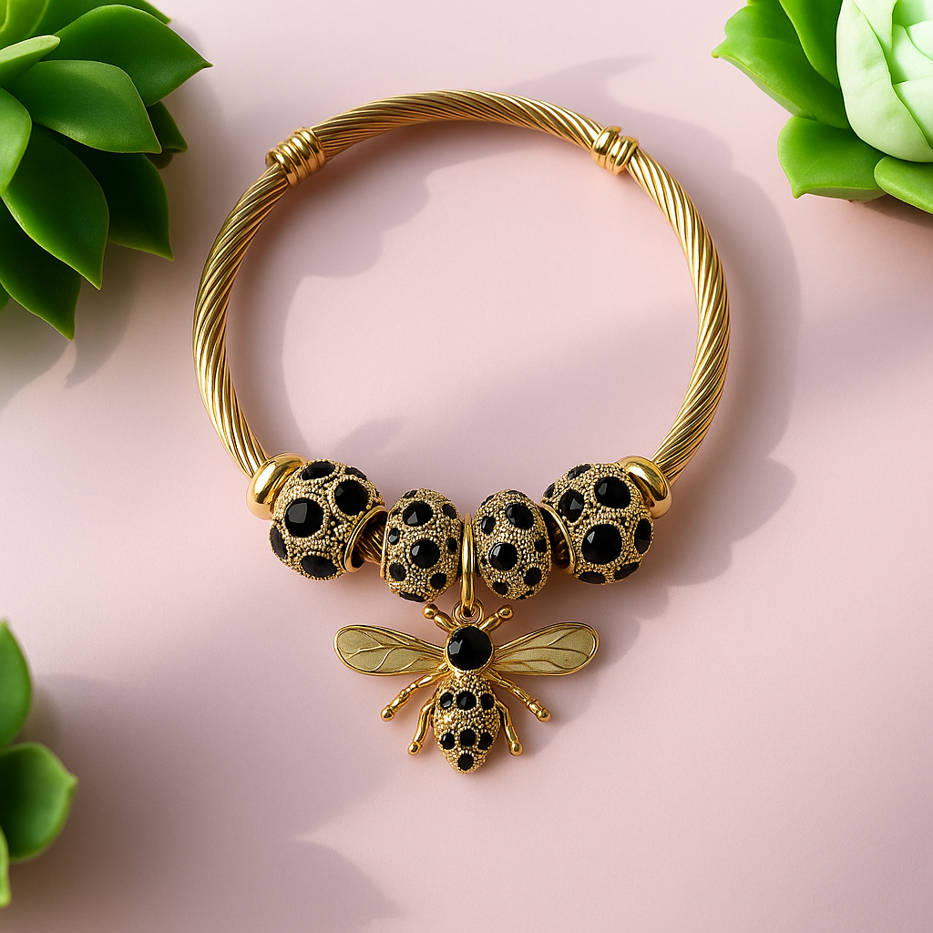 Lucky Charm Armband Schwarz