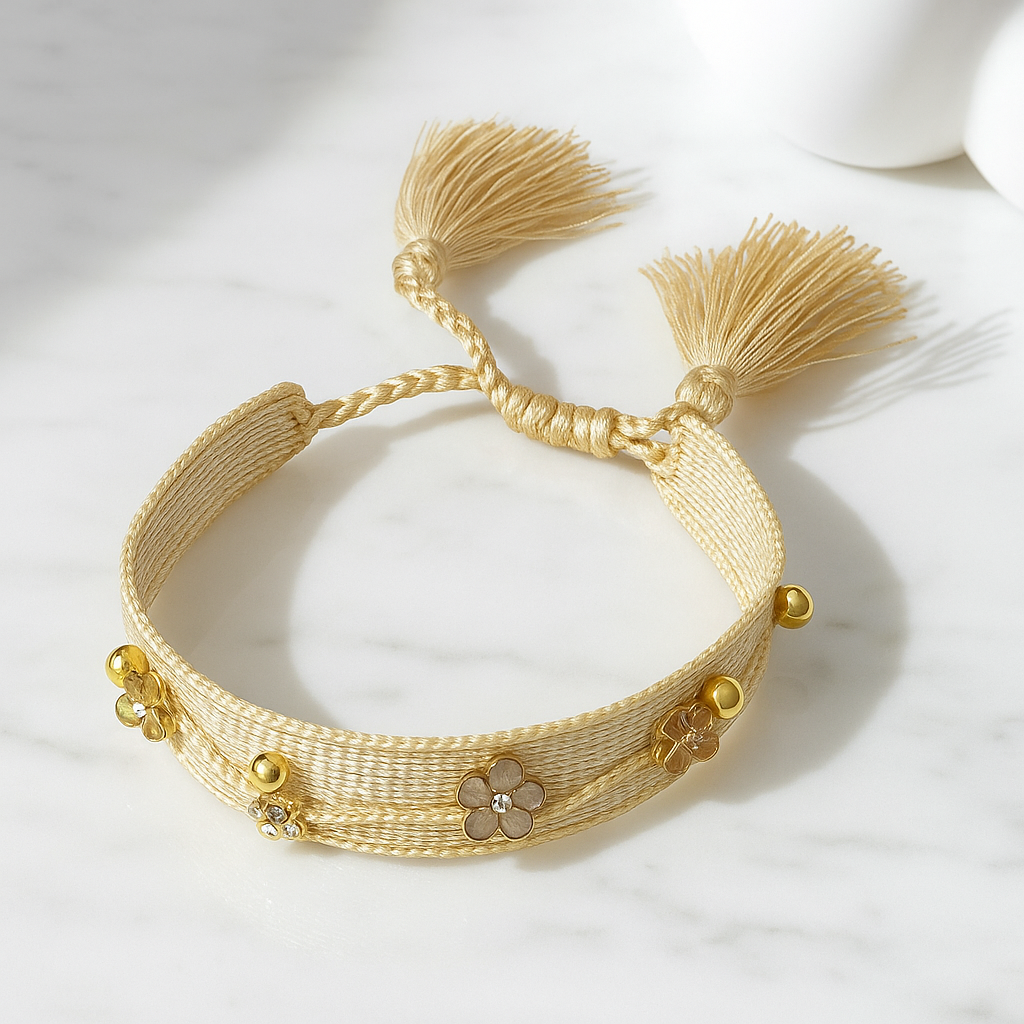 Flower Dreams Stoffarmband