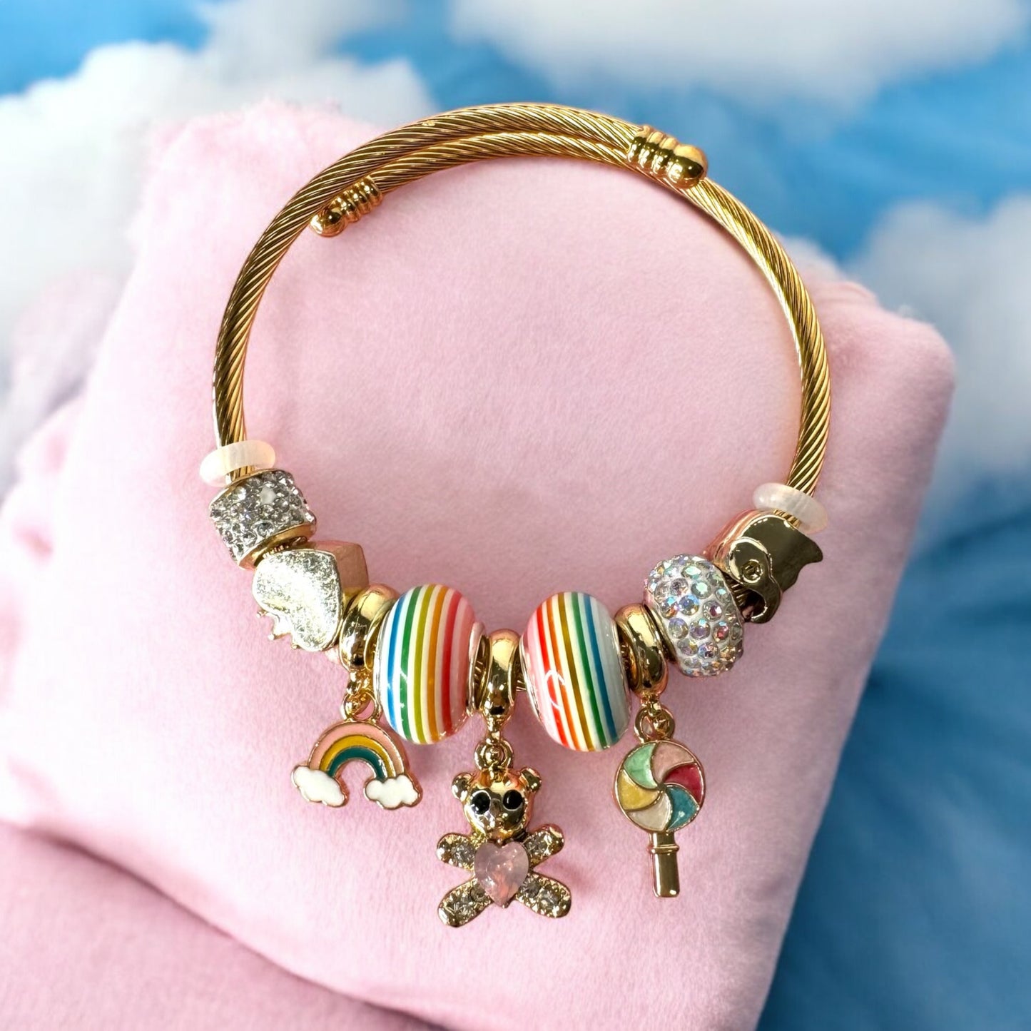 Rainbow Dream Charm Armband