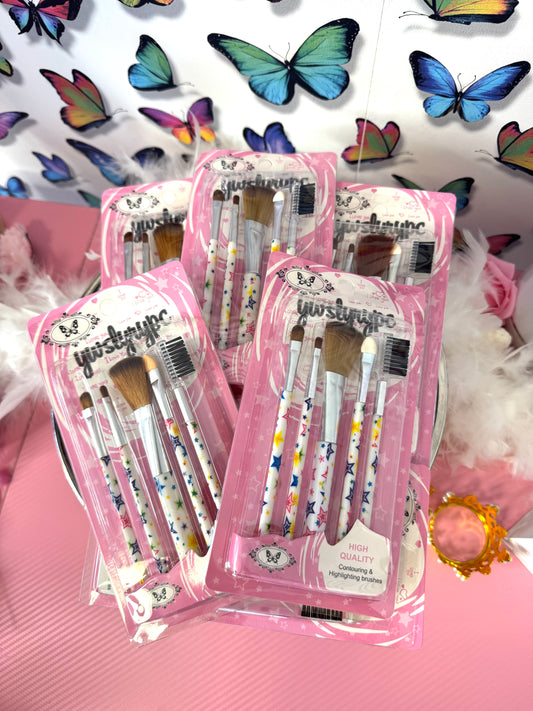 Pinselset Rosa