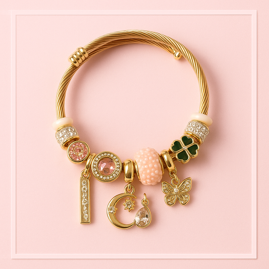 Butterfly Charm Armband