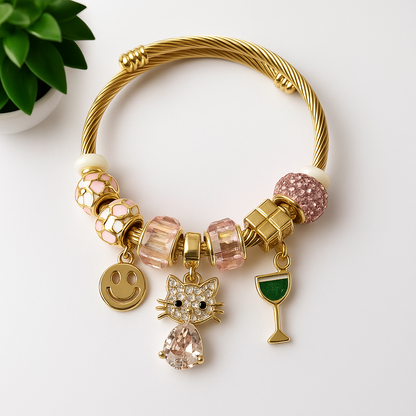 Kitty Charm Armband