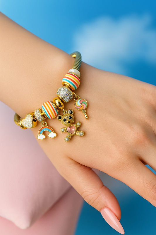 Rainbow Dream Charm Armband