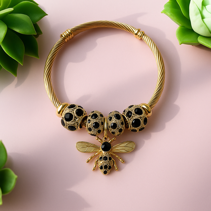 Lucky Charm Armband Schwarz