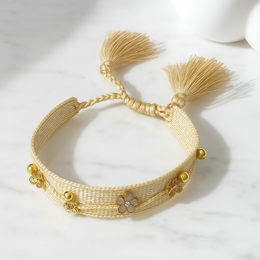 Flower Dreams Stoffarmband