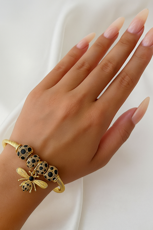 Lucky Charm Armband Schwarz