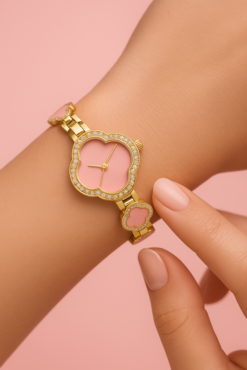Pure Bloom Uhr Rosa Gold 38MM