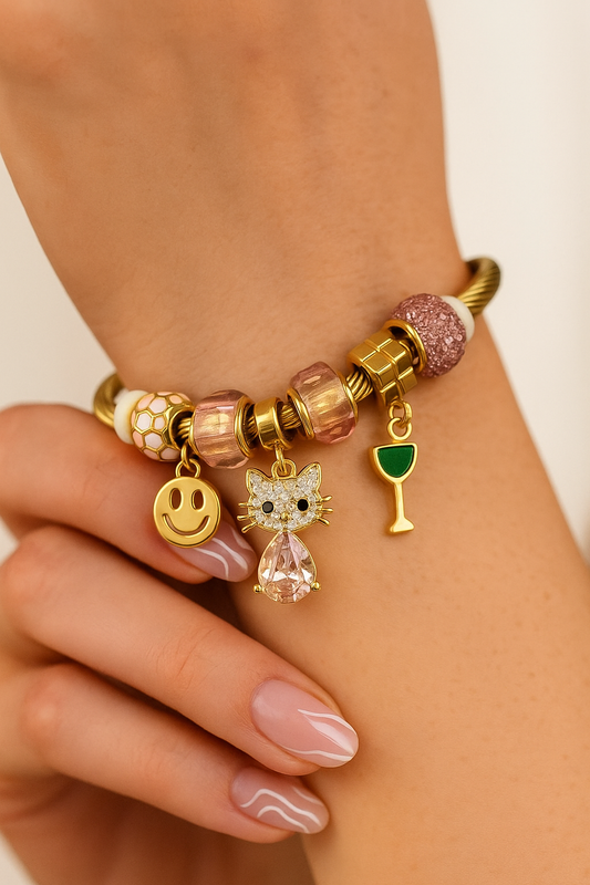 Kitty Charm Armband