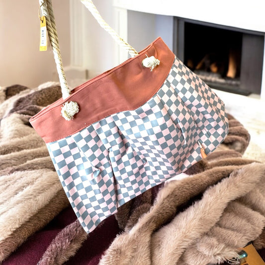 XXL Bag Rosa Grau
